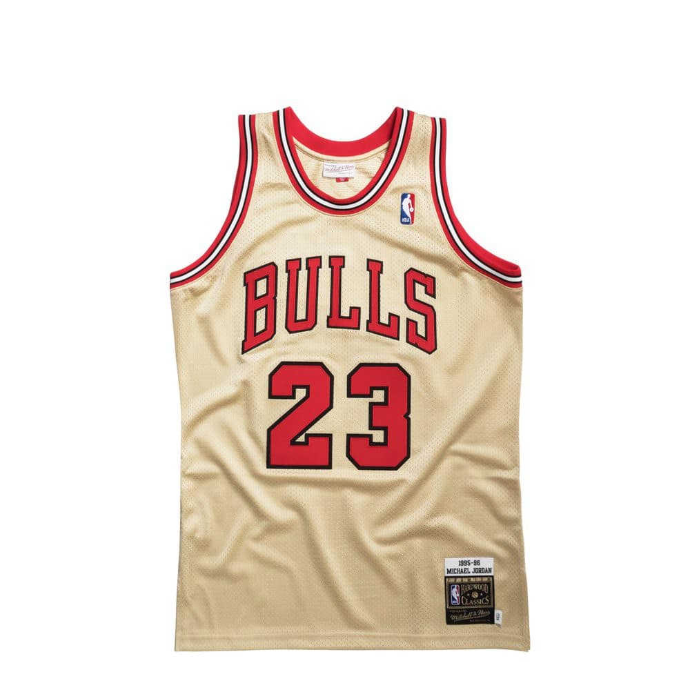 chicago bulls gold jersey