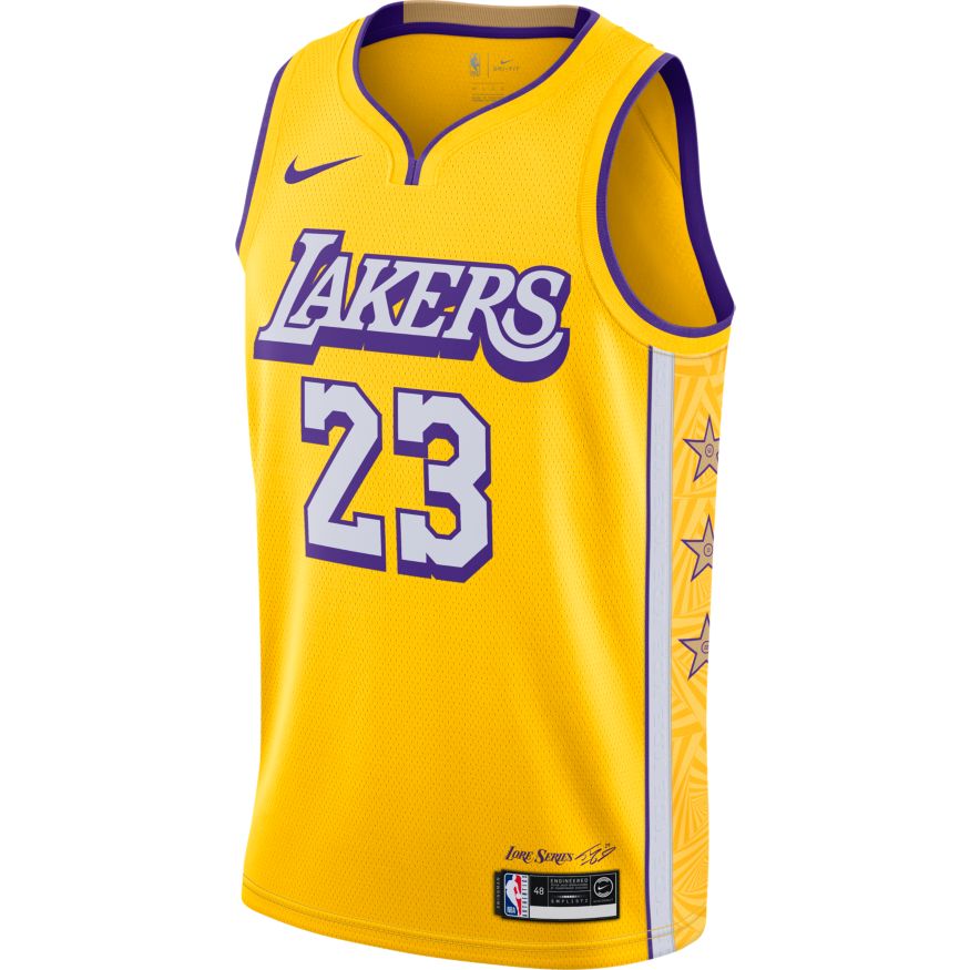 lebron jersey yellow