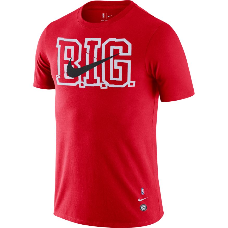NEW Nike BIGGIE SMALLS BIG Rapper Brooklyn Nets Dri-Fit White Men's T- Shirt 2XL