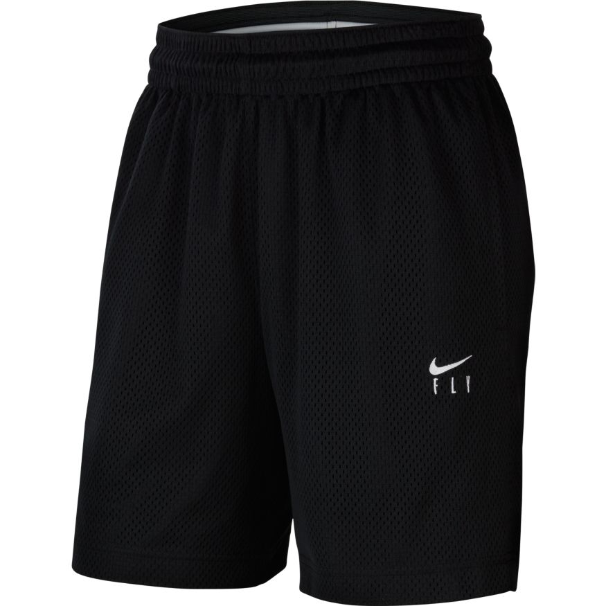  Nike Dri-FIT Swoosh Fly Women's Basketball Shorts CK6599-010  Size L Black/White : Clothing, Shoes & Jewelry
