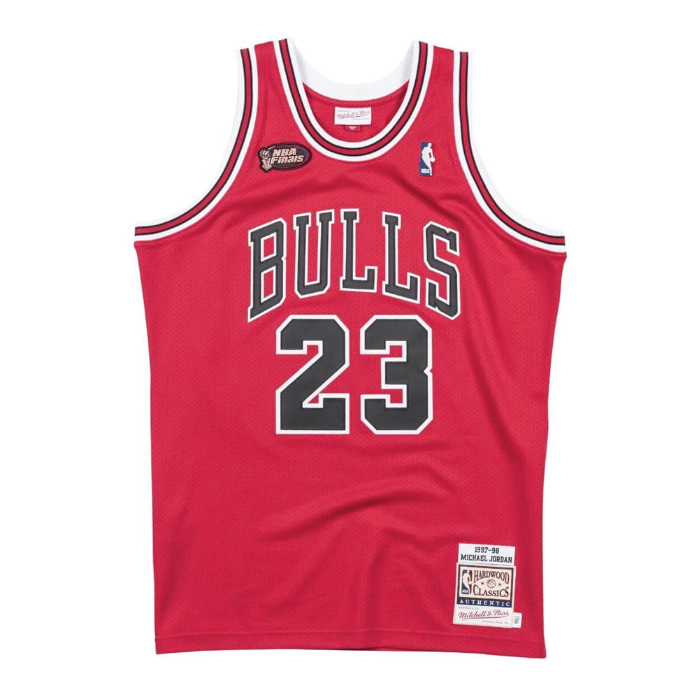 Michael Jordan Chicago Bulls Mitchell & Ness Youth 1997-98 Hardwood  Classics Authentic Jersey - White
