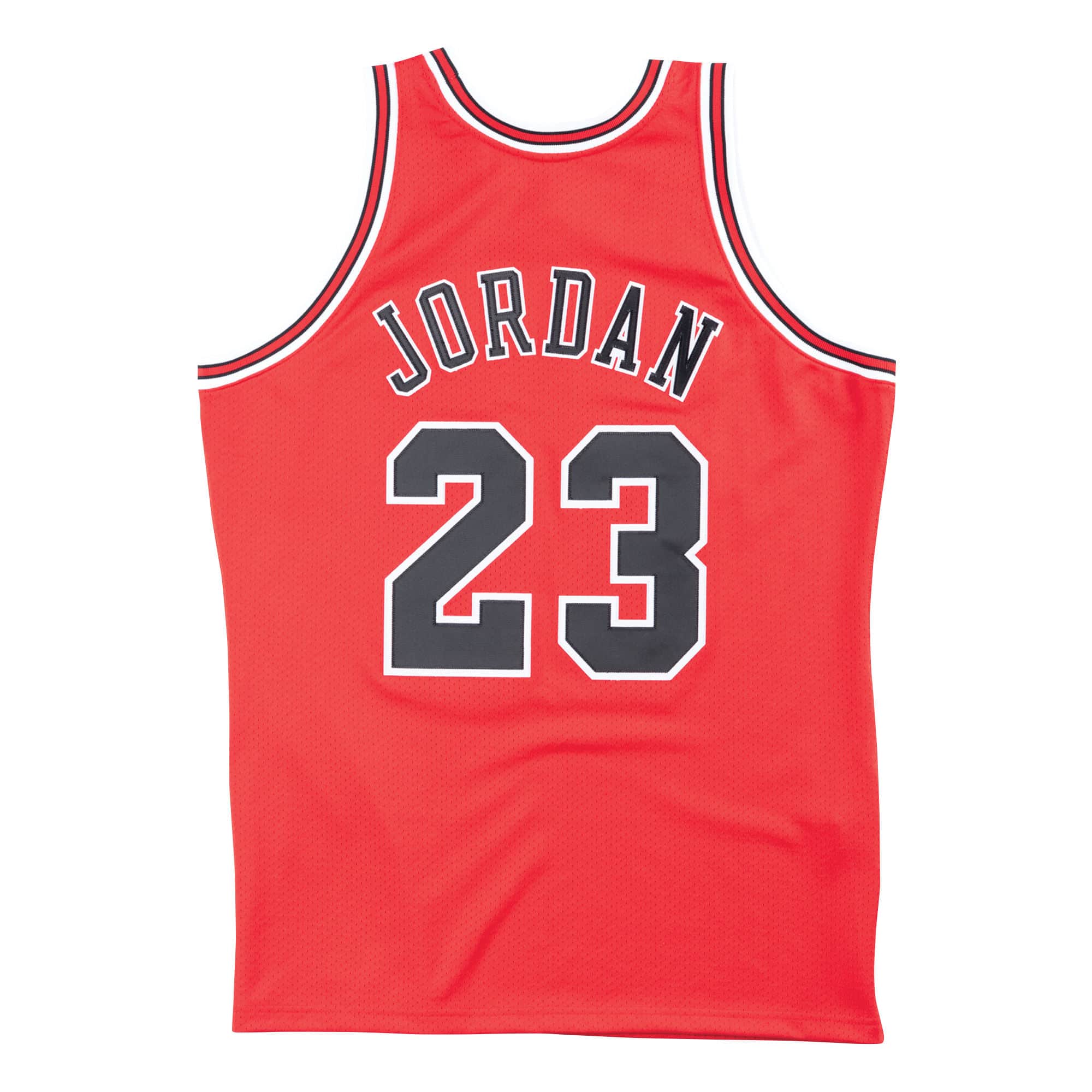 Mitchell & Ness Authentic Michael Jordan Chicago Bulls Road Finals NBA 1995-96 Jersey, Scar Red / L