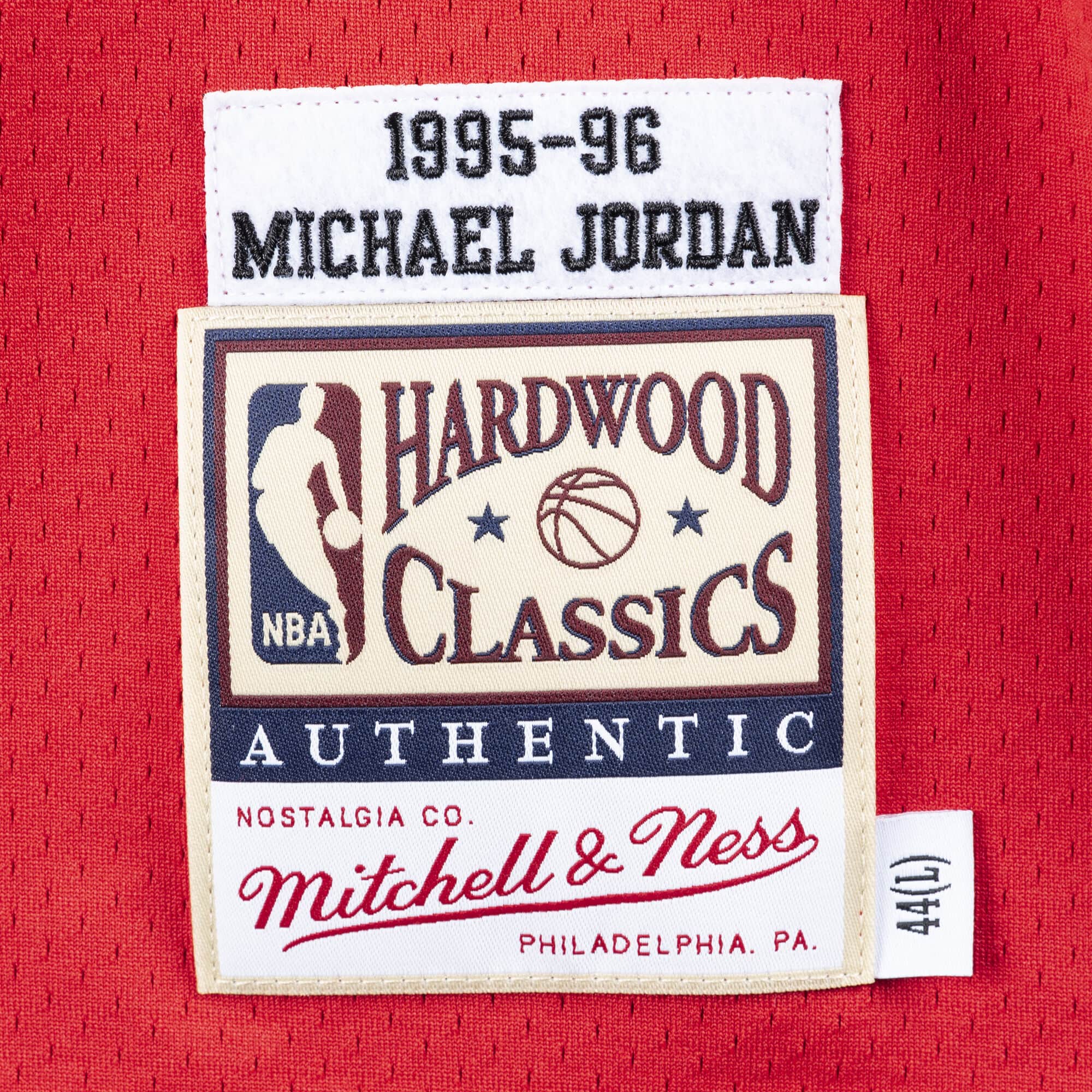 Chicago Bulls Michael Jordan 1995-96 Authentic Finals Jersey