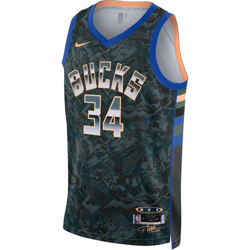 Shirt - Grey Nike Giannis Antetokounmpo Select Series NBA T - nike