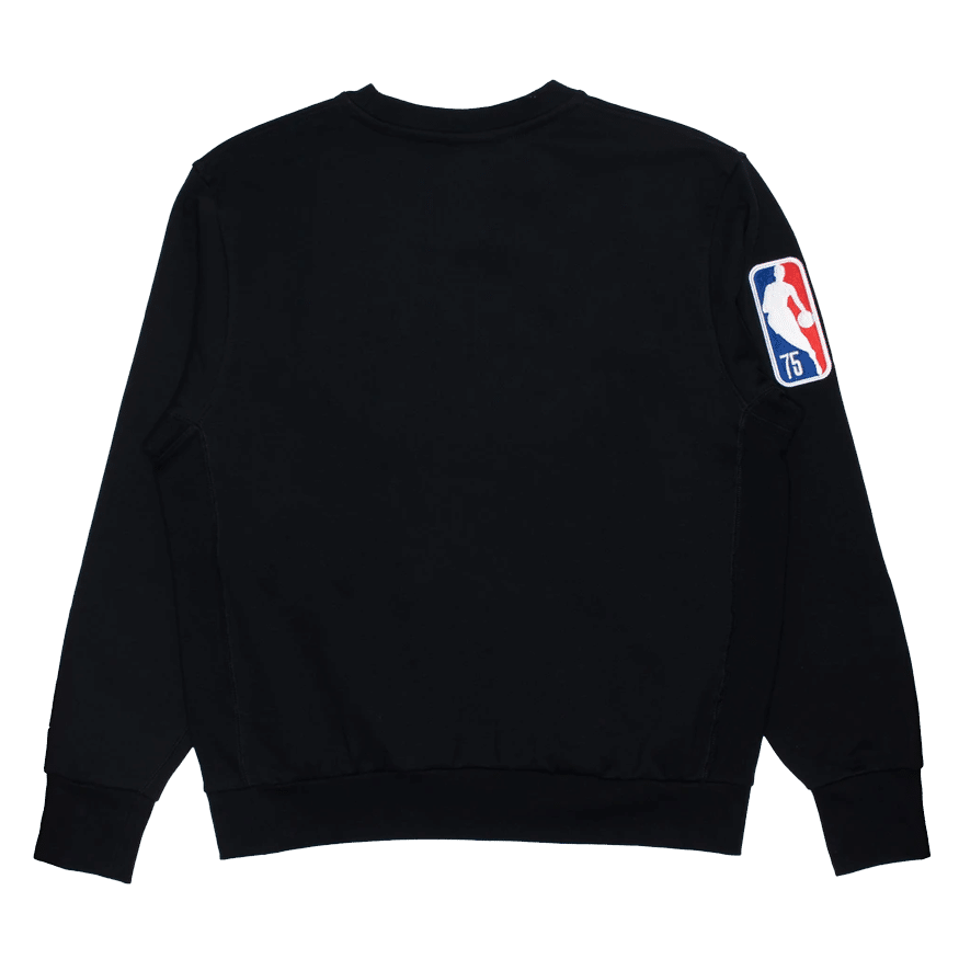 Chicago Bulls Nike Courtside Crew Sweatshirt - Black - Mens