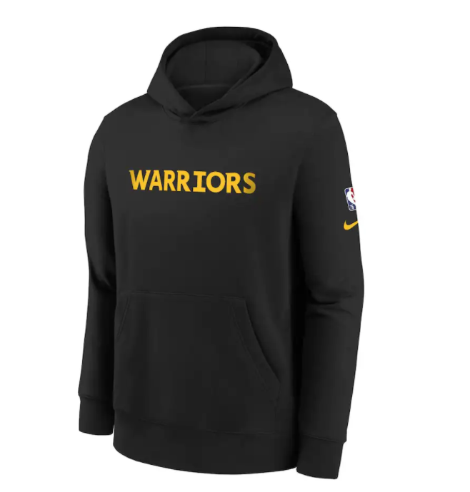 931069-010] Nike Youth NBA Golden State Warriors Basketball Hoodie
