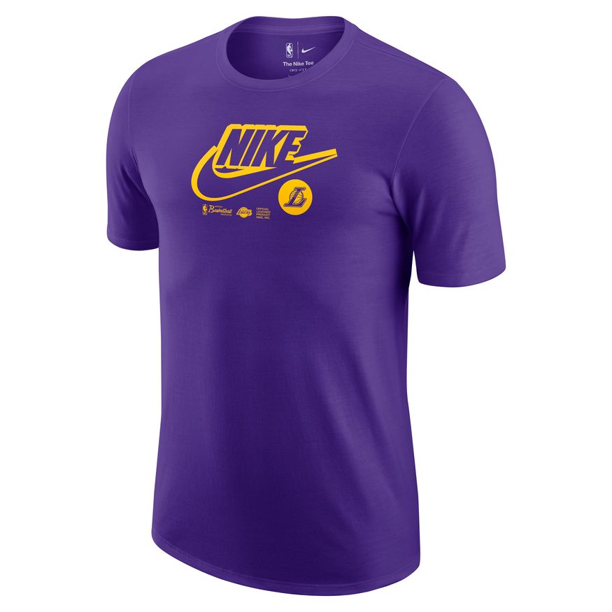 Los Angeles Lakers Nike Dry Logo Men's NBA T-Shirt. Nike ID