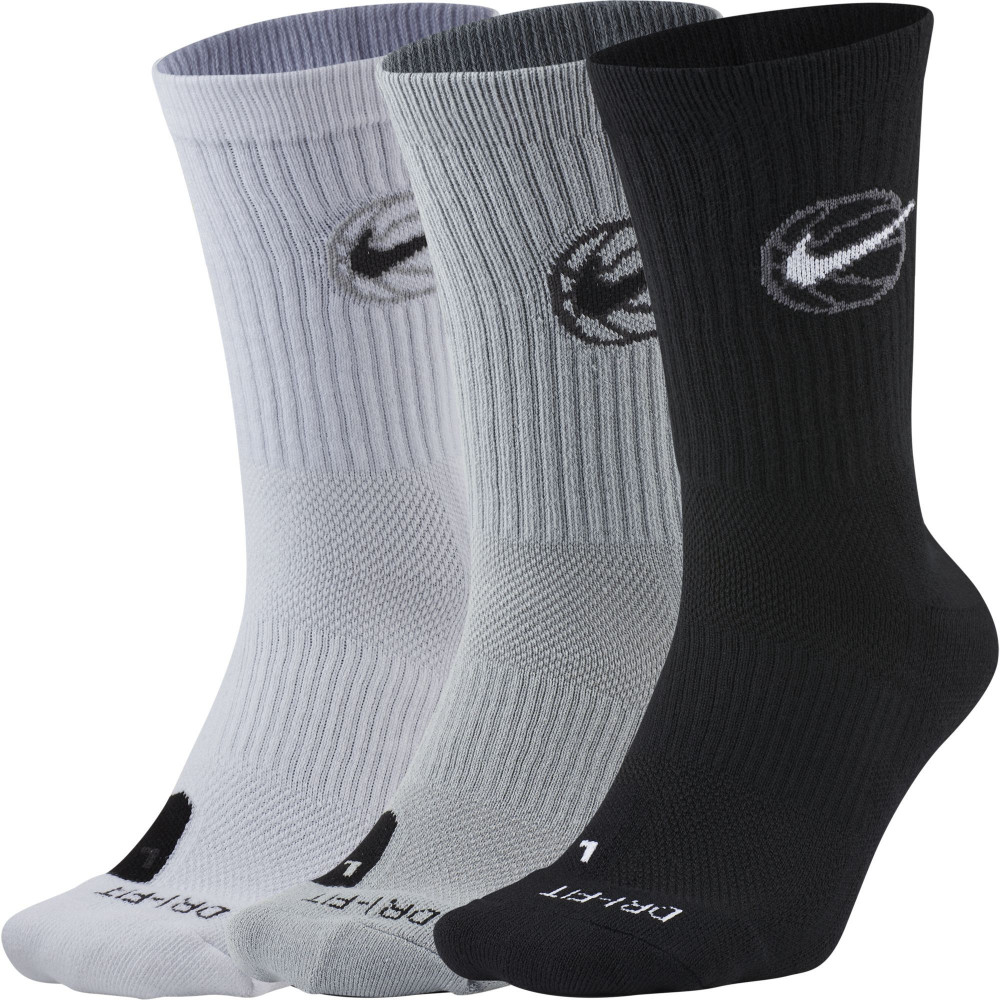 Chaussettes Nike Sportswear Everyday Essential Crew Socks 3-Pack White/  Multicolor