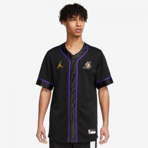 Los Angeles Lakers Statement Edition Men's Jordan Dri-FIT NBA Short-Sleeve  Top