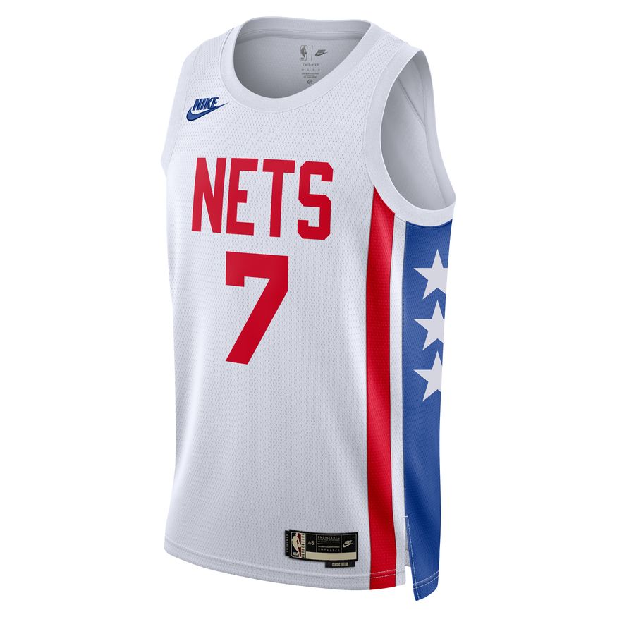 102 - Shirt White CV8504 - Nike NBA Kevin Durant Brooklyn Nets
